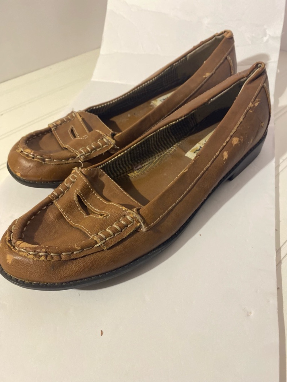American Eagle Outfitters Brown Slip-On Moccasin Loafers